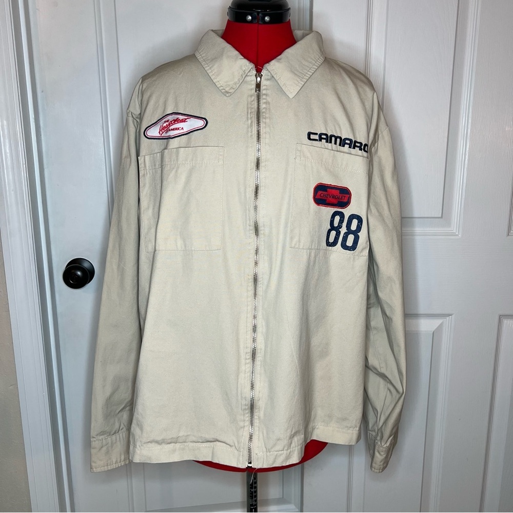 GM Official Camaro IROC-Z Z28  Motorsport Racing Jacket Mens L Chevy 1988 Men XL